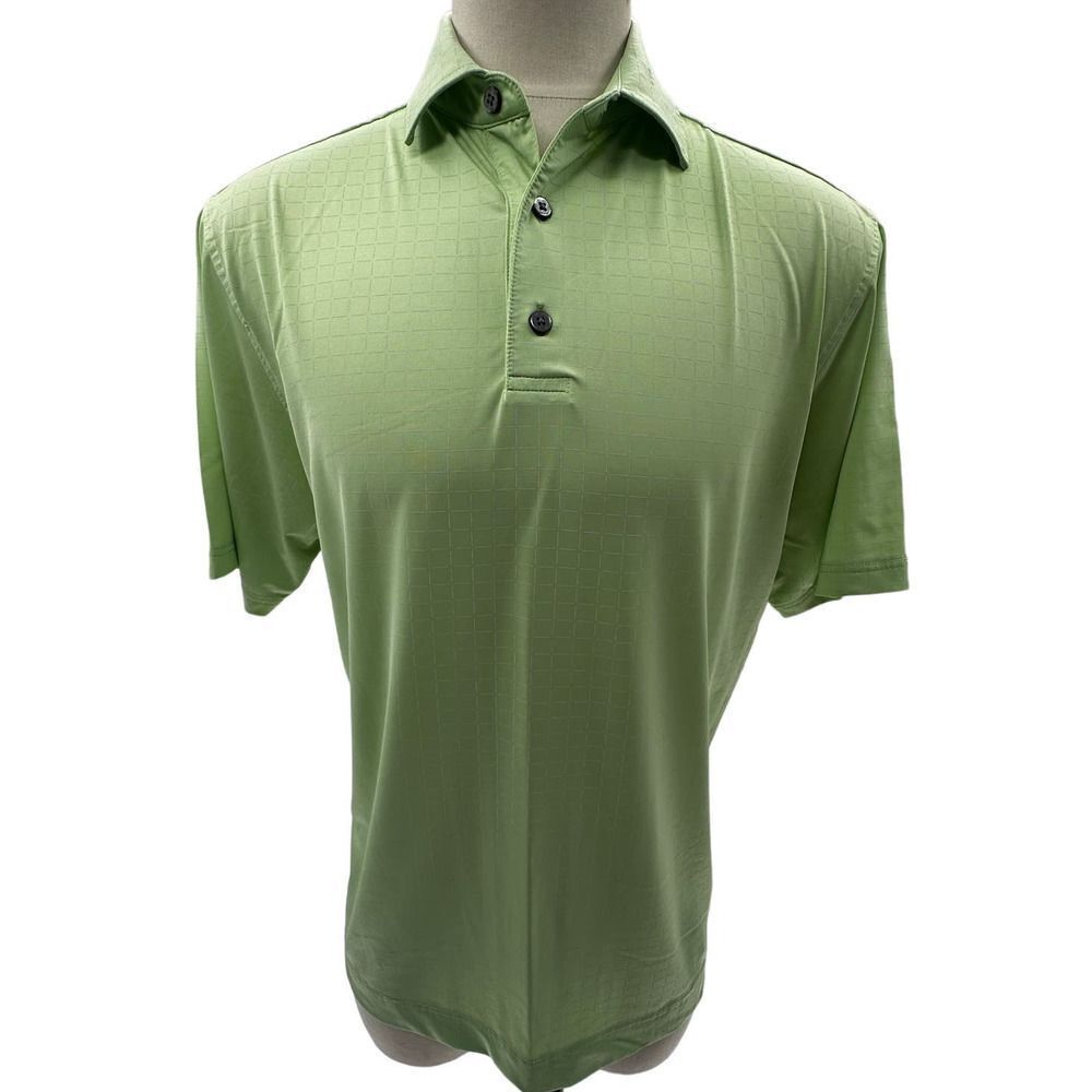 FootJoy Pastel Green Short Sleeve Golf Polo- M